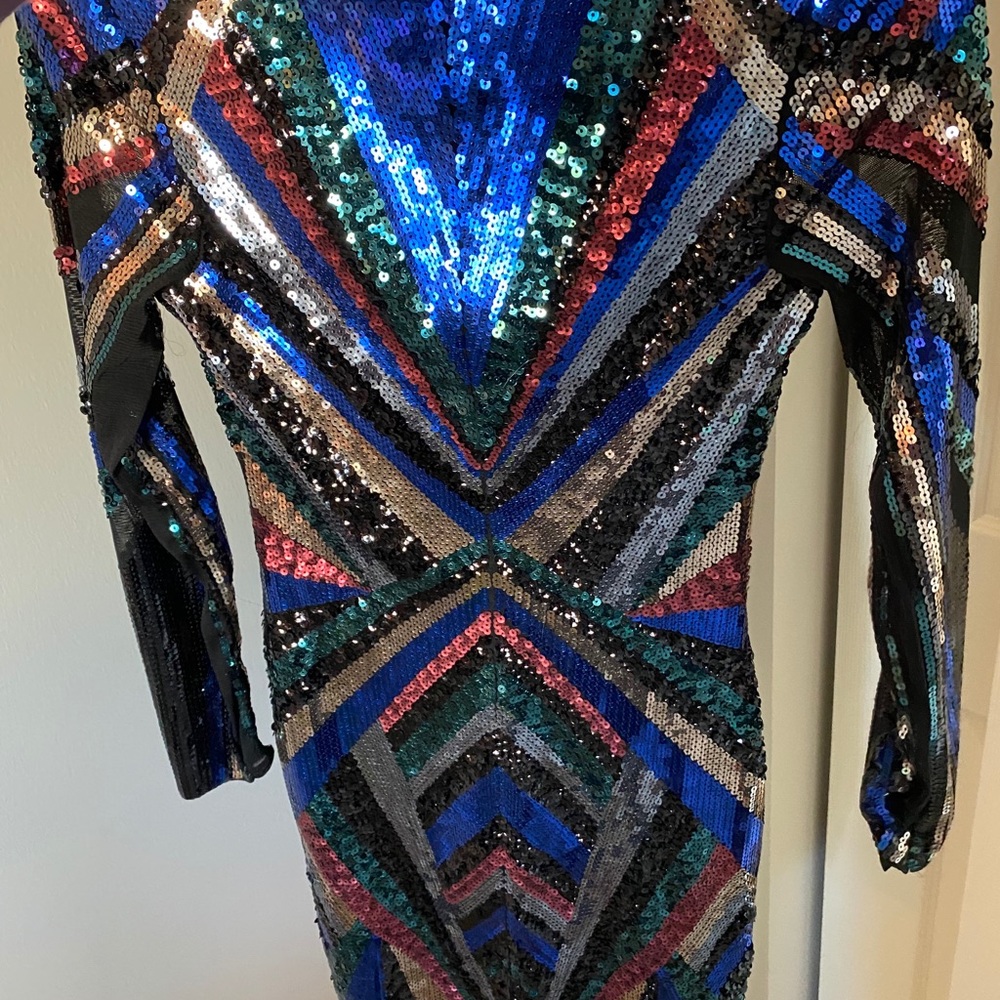Fun, Sequenced, mini dress - Picture 2 of 4